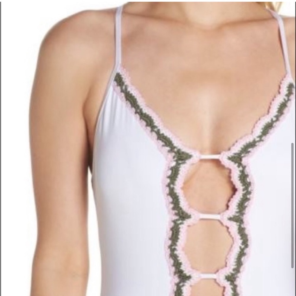 NWT MSRP $144 BECCA Medina One-Piece Swimsuit Women's Size Large - Picture 5 of 9